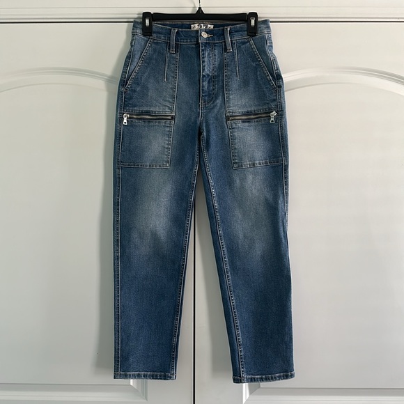 FREE PEOPLE Front Pocket Zipper Jeans - Picture 4 of 12
